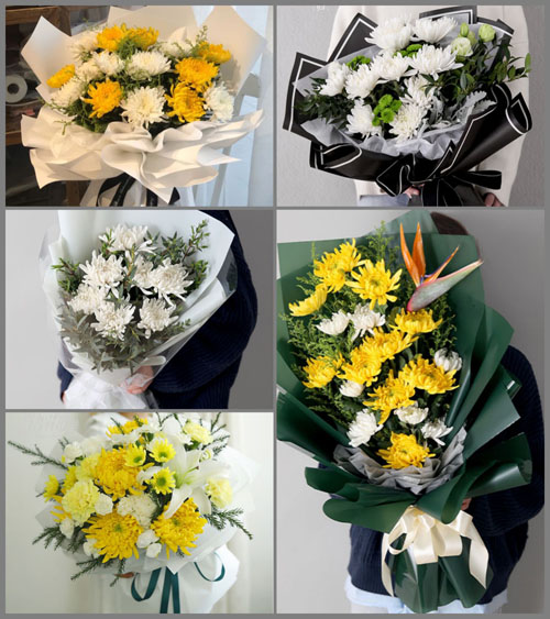 广东佛山市高明区荷城街道月明社区白事花束代送